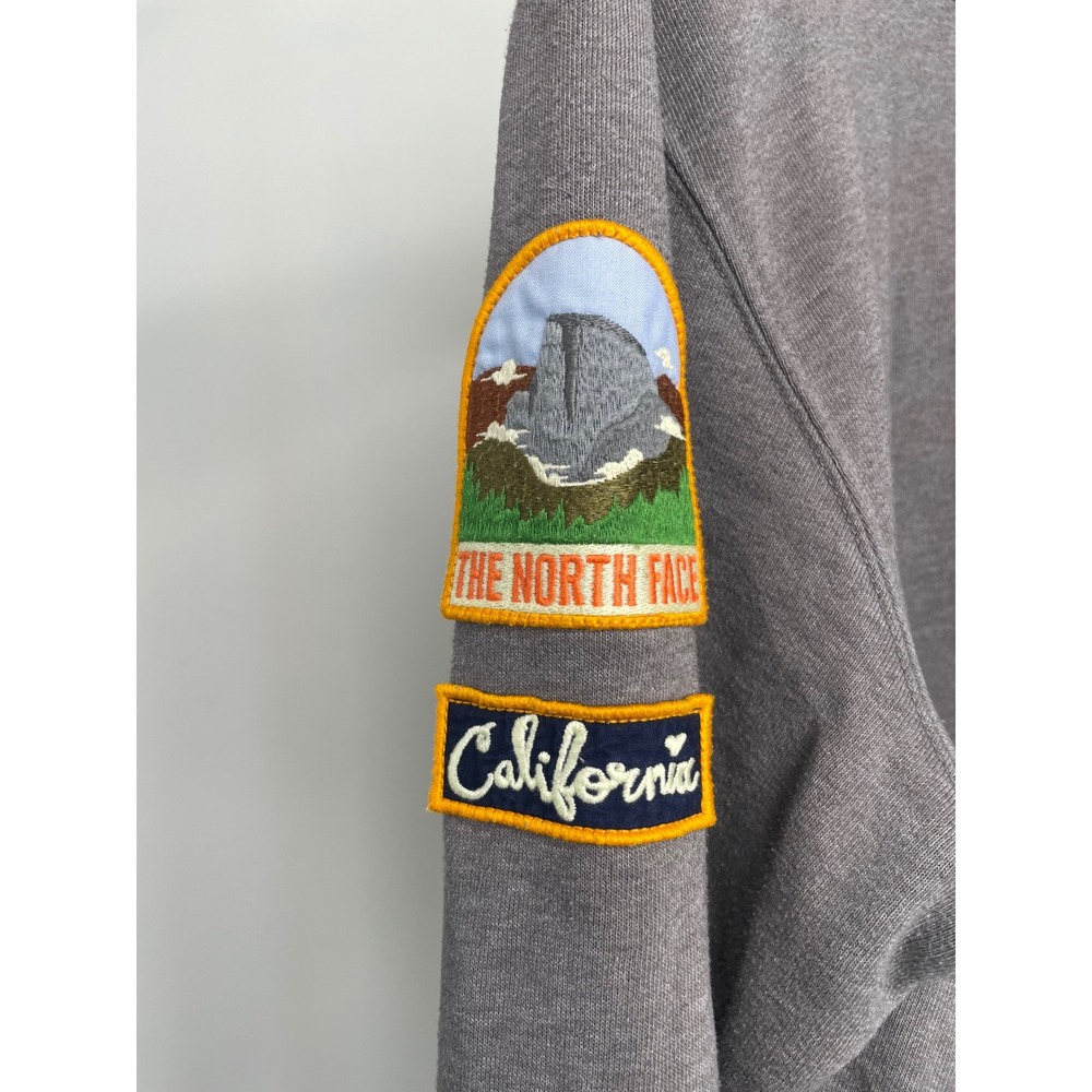 The North Face Hoodie California Patch Grey Medium - Picture 5 of 8